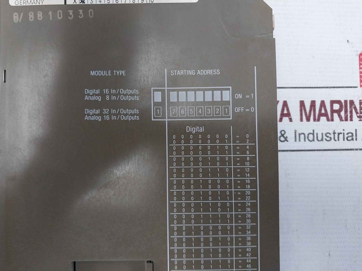 Siemens Plc 6Es5 430-7La11 451-7La11 306-7La11 701-1La12 32Di/Do Interface Rack