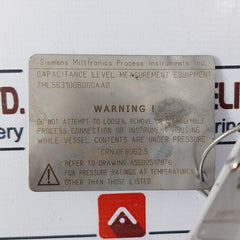 Siemens Pointek Cls200 Pressure Transmitter Level Sensor 12-250V 0-60Hz