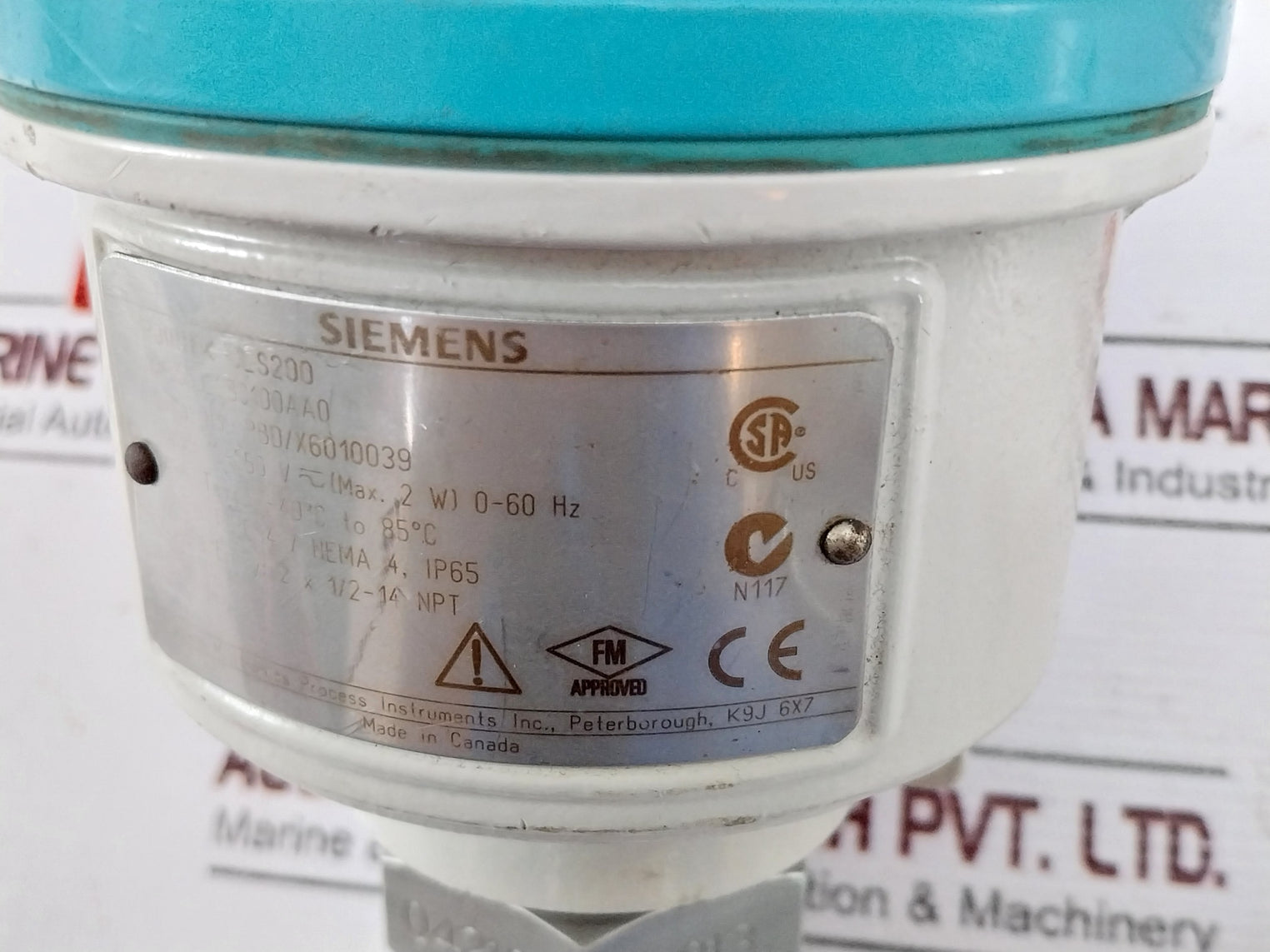 Siemens Pointek Cls200 Pressure Transmitter Level Sensor 7Ml55022Bc100Aa0