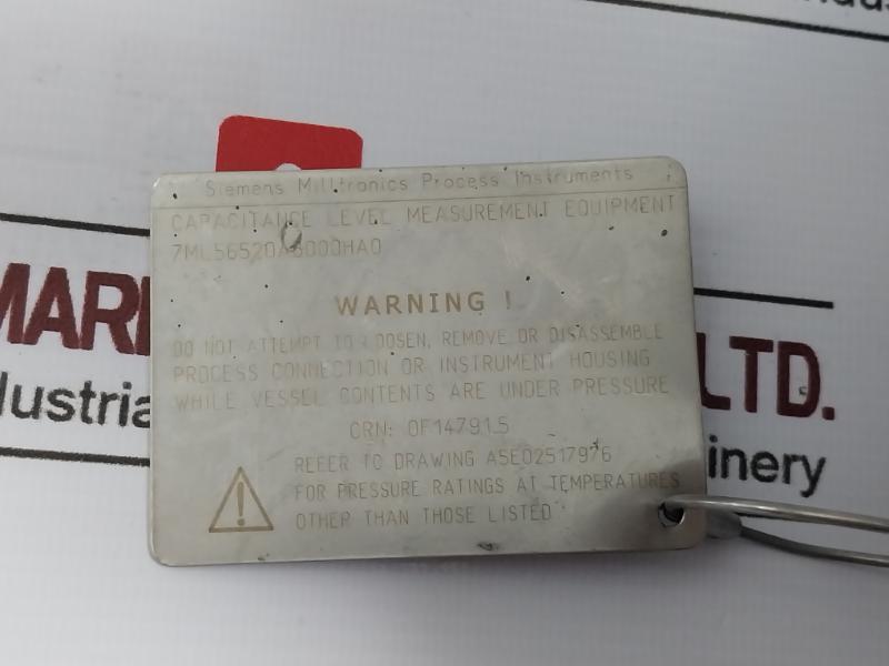 Siemens Pointek Cls300 Capacitance Level Switch 12-250V Ac/Dc