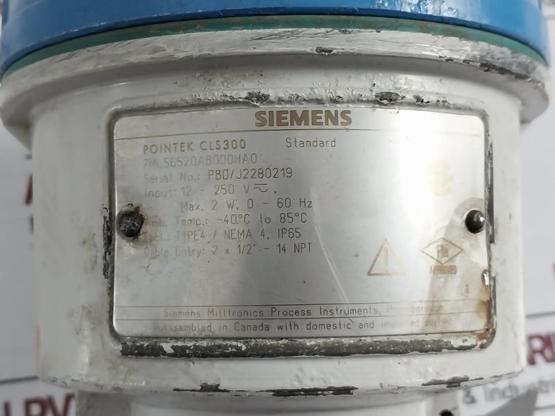 Siemens Pointek Cls300 Capacitance Level Switch 12-250V Ac/Dc