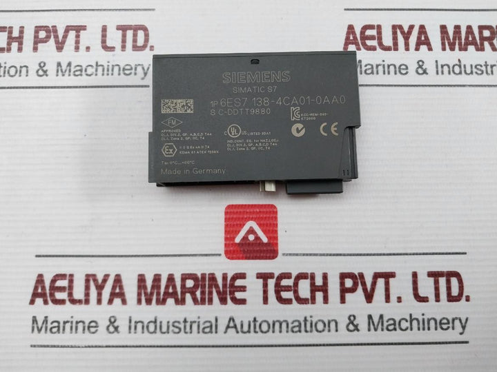 Siemens Power Module Simatic S7 6Es7 138-4Ca01-0Aa0 Dc 24V