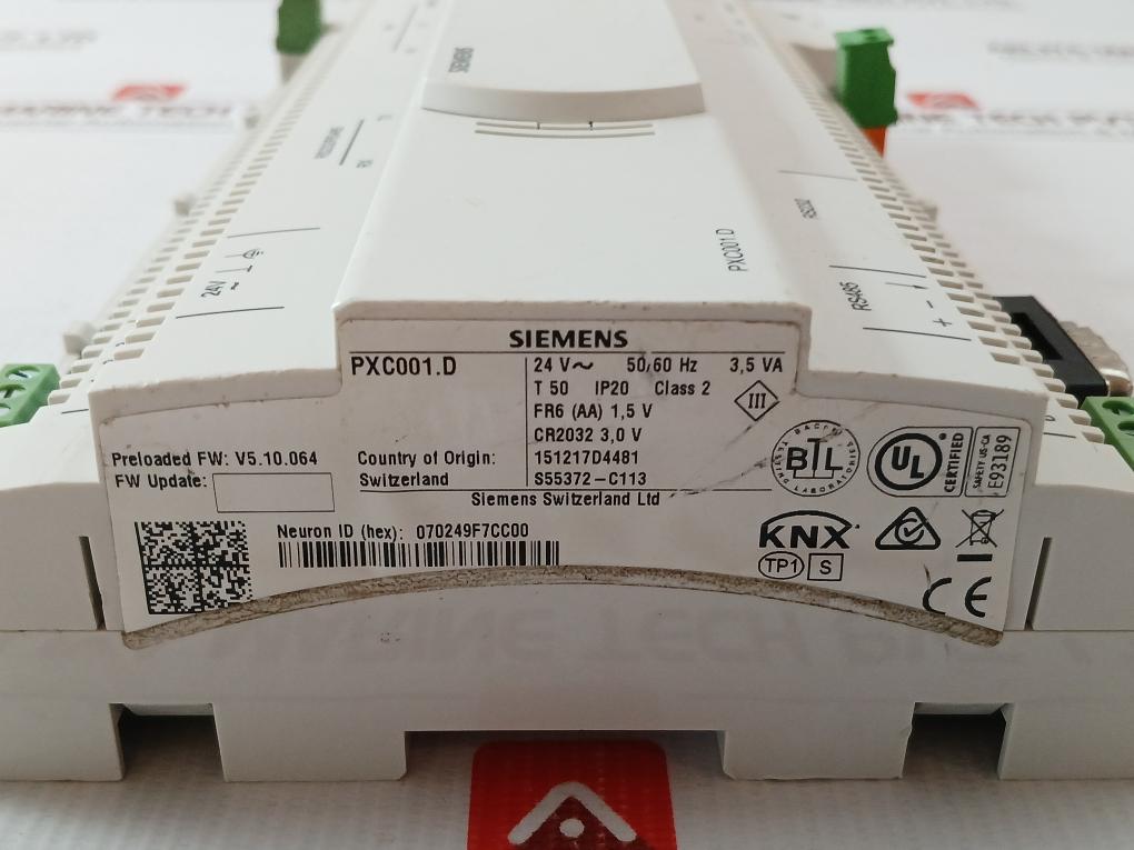 System Controller 24V Ip20 3,5Va Siemens Pxc001.D