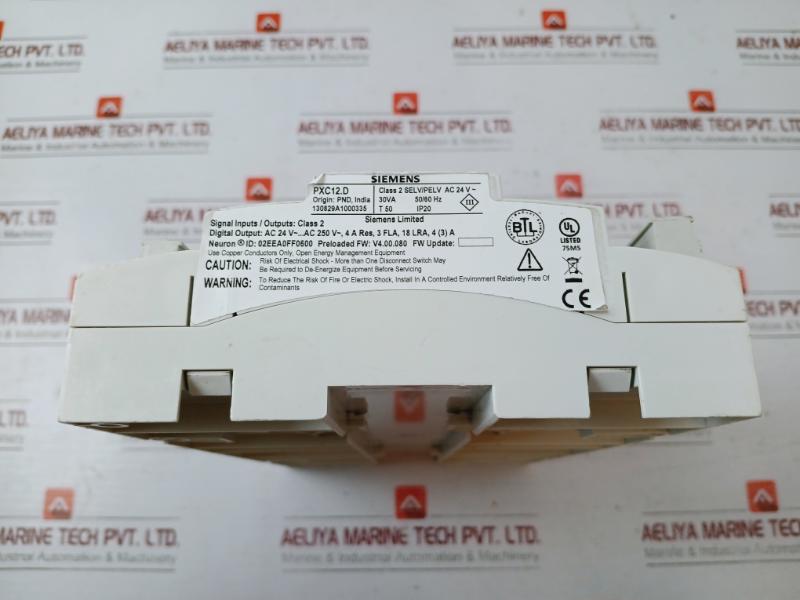 Siemens Pxc12.D Automation Station With 12 Data Points And Bacnet On Lon Talk