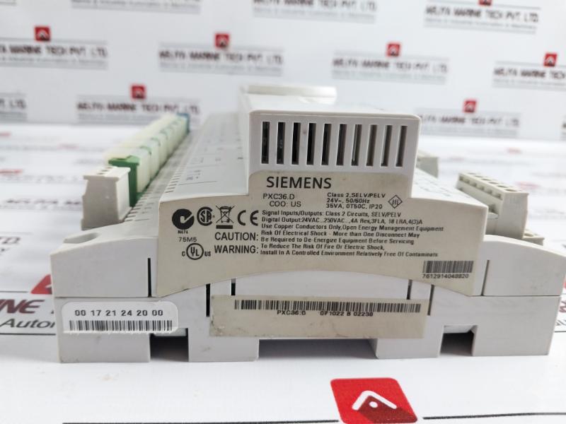 Siemens Pxc36.d Automation Station With 36 Data Points 24vac 35va