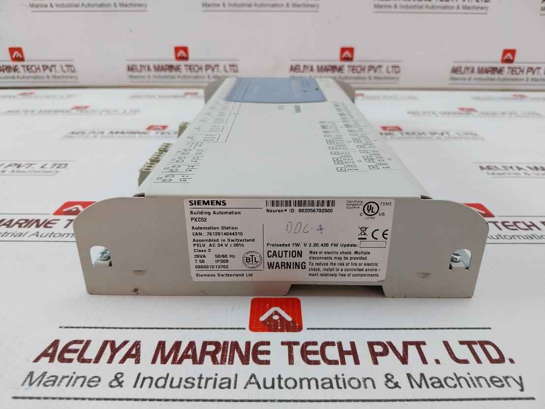 Siemens Pxc52 Automation Station Ac250V, 5A,50/60 Hz