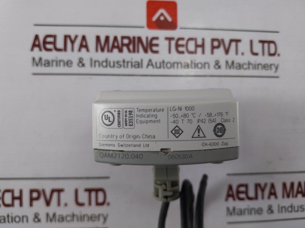 Siemens Qam2120.040 Temperature Indicating Equipment 060530A E35198 Lg-ni 1000