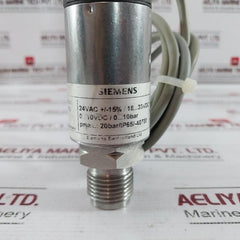 Siemens Qbe2002-p10 Pressure Sensor For Liquids And Gases Plc 1.5 Meter 0–10 Bar