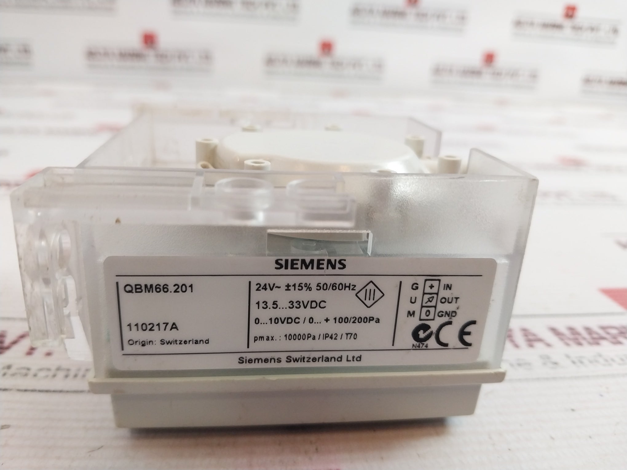 Siemens Qbm66.201 Air Pressure Sensor