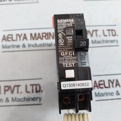 Siemens Qf120 Ground Fault Circuit Interrupter 807521A00 Rev.5 20A