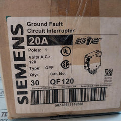 Siemens Qf120 Ground Fault Circuit Interrupter 807521A00 Rev.5 20A