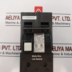 Siemens Qf215 Ground Fault Circuit Interrupter Breaker 2 Pole Qpf 15A 120/240V~