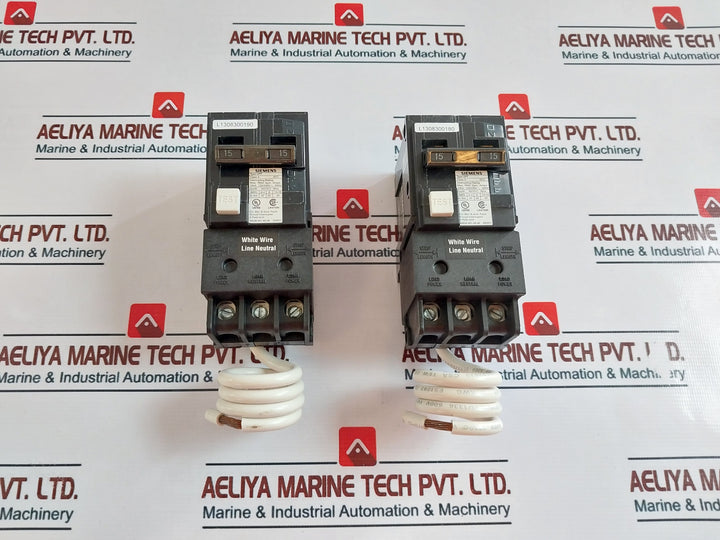 Siemens Qf215 Qpf Ground Fault Circuit Interrupter Breaker 2 Pole 15A 120/240V~