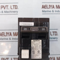 Siemens Qf220 Ground Fault Circuit Interrupter 800300A01 20A