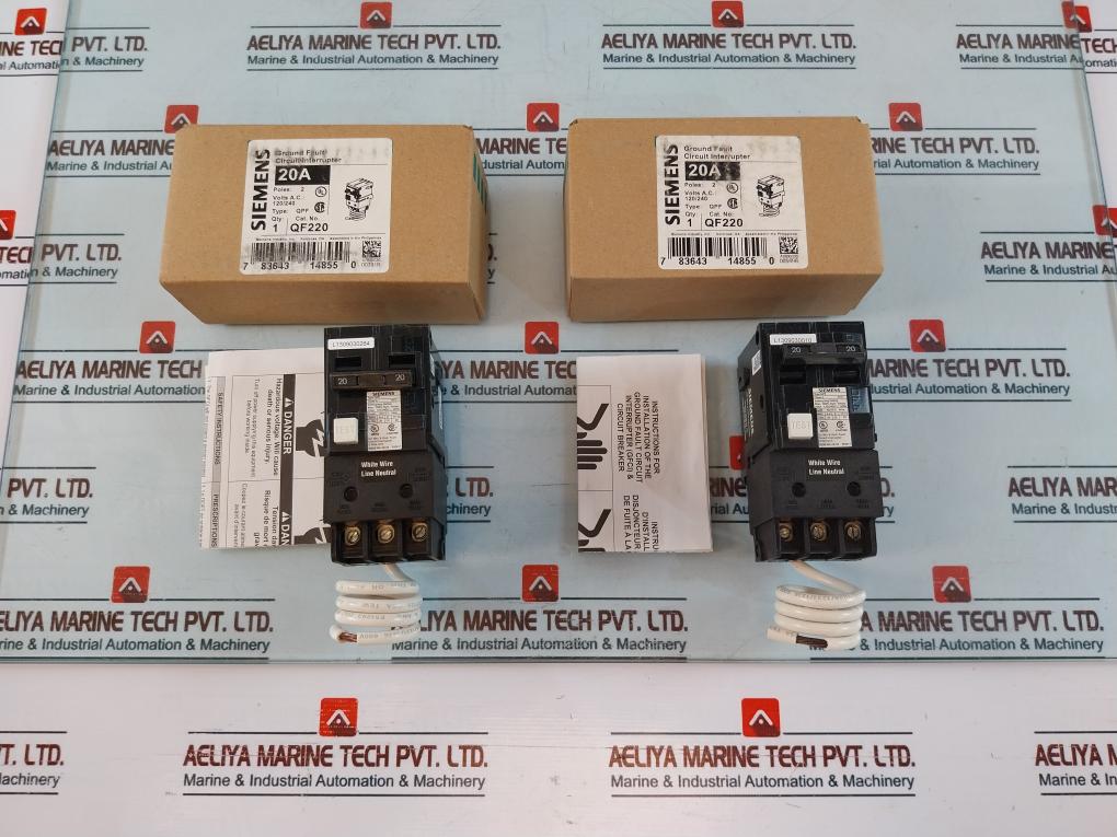 Siemens Qf220 Ground Fault Circuit Interrupter 800300A01 20A