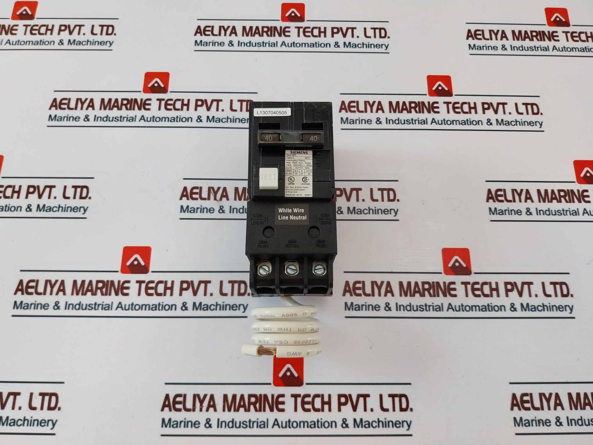 Siemens Qf240 Ground Fault Circuit Breaker 2 Pole 40A