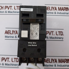 Siemens Qf260 Ground Fault Circuit Breaker 2 Pole 40°C