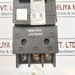 Siemens Qf260 Ground Fault Circuit Interrupter Breaker Qpf 2 Pole 60A 120-240V~