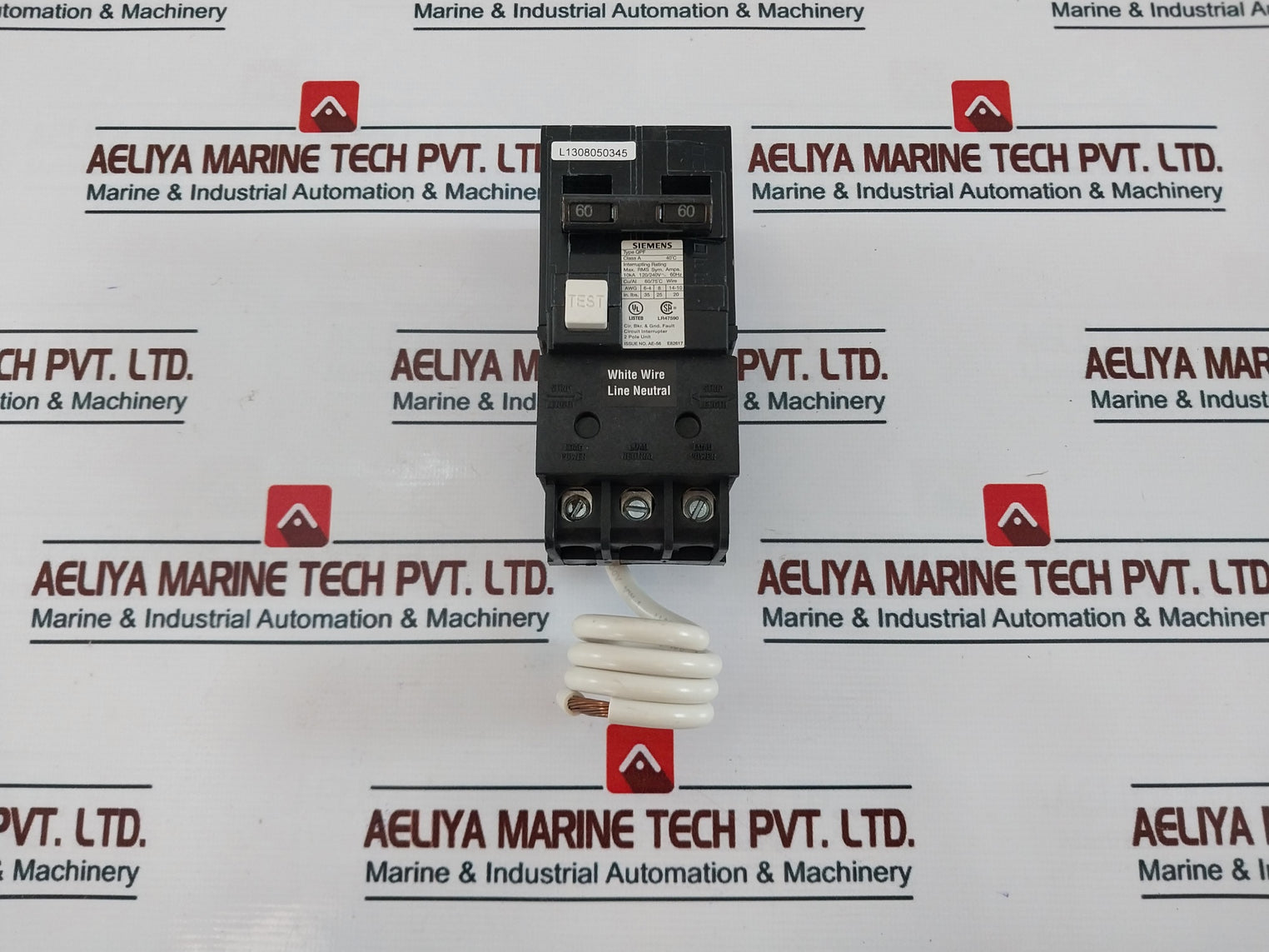 Siemens Qf260 Ground Fault Circuit Interrupter Breaker Qpf 2 Pole 60A 120-240V~