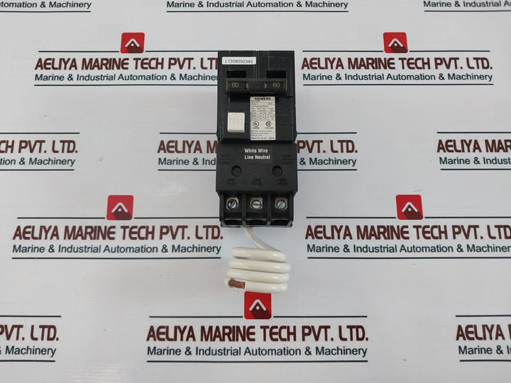 Siemens Qf260 Ground Fault Circuit Interrupter Breaker Qpf 2 Pole 60A 120-240V~