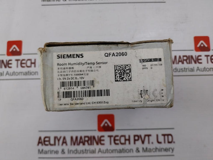 Siemens Qfa2060 Multipurpose Room Humidity & Temperature Sensor 200824D Ip30