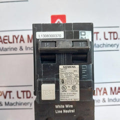 Siemens Qpf 2 Pole Circuit Breaker 15Amp Class A 120/240V