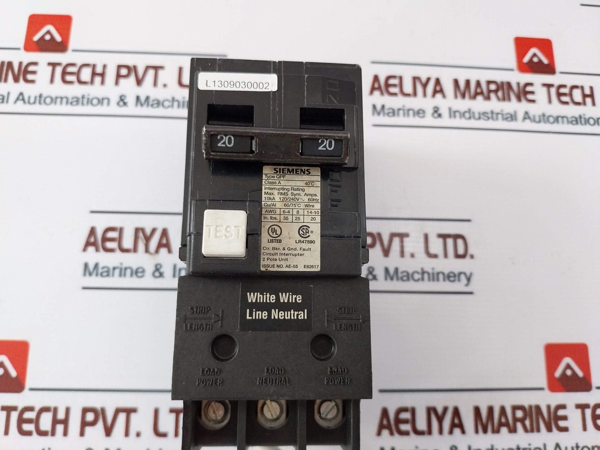 Siemens Qpf Circuit Breaker 2 Pole 20Amp