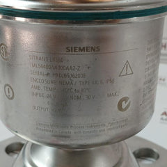 Siemens Radar Level Transmitter Input-24V -40?C To 80?C 7Ml54400Aa000Aa2-z