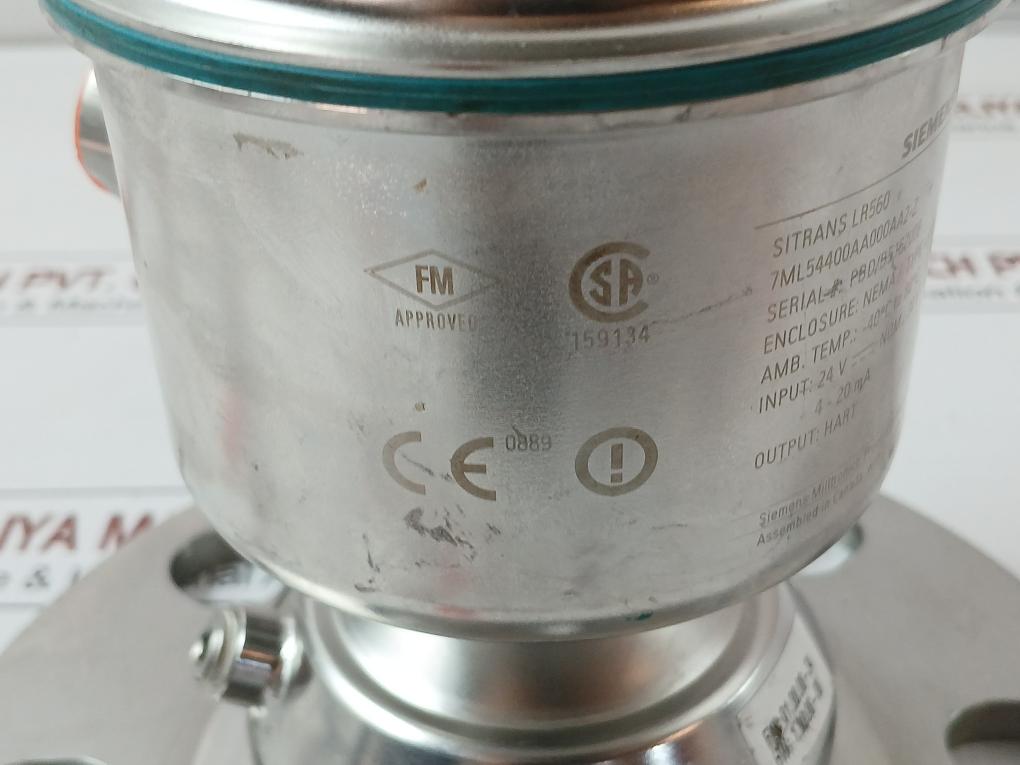 Siemens Radar Level Transmitter Input-24V -40?C To 80?C 7Ml54400Aa000Aa2-z
