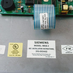 Siemens Rcc-1 Remote Command Center Mkb-3 575-198272 Rev 7 94V-0