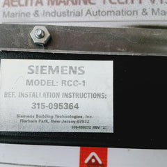 Siemens Rcc-1 Remote Command Center Mkb-3 575-198272 Rev 7 94V-0