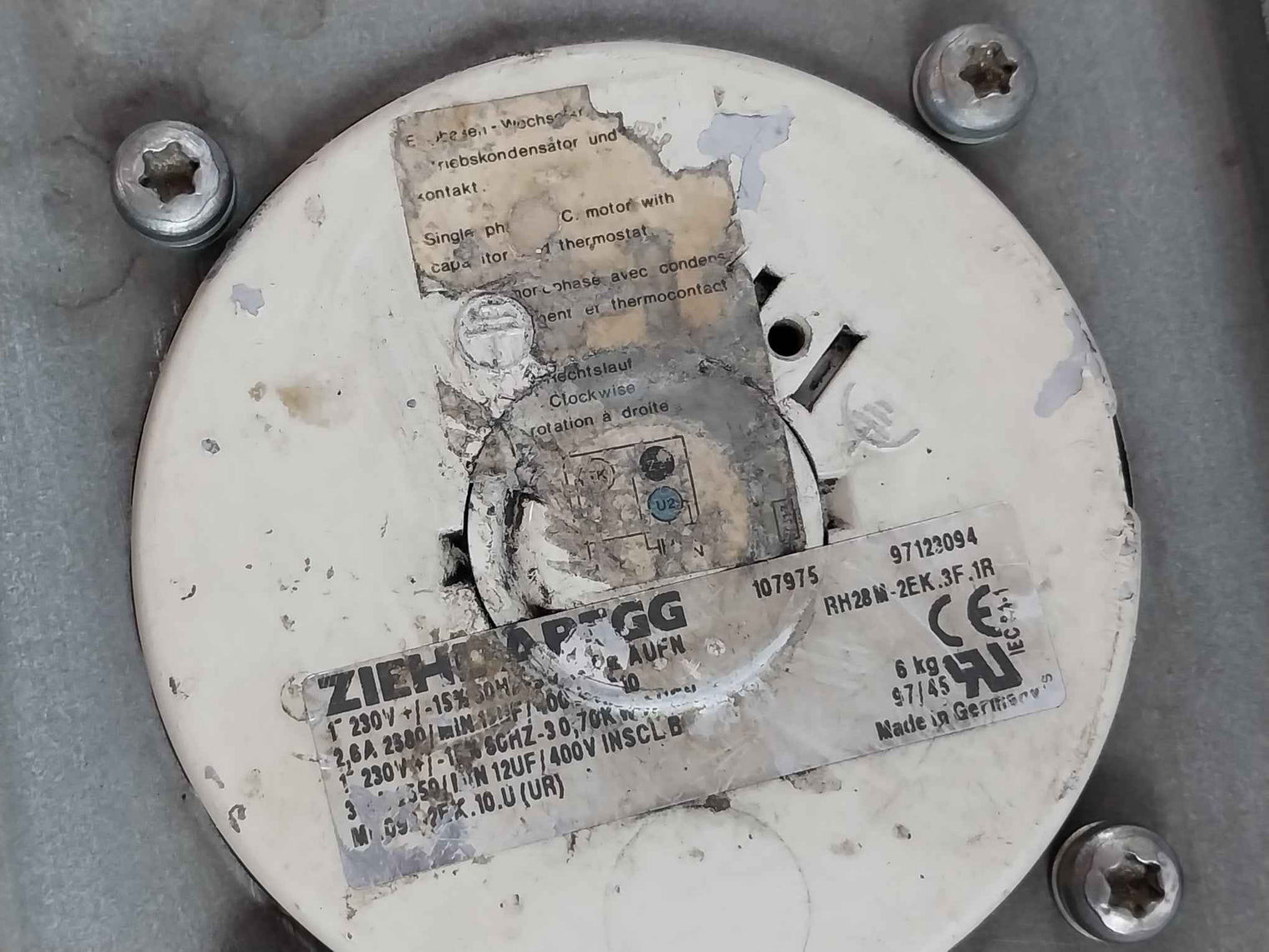 Siemens Rh28M-2Ek.3F.1R Radial Fan Subassembly Ip10 400V