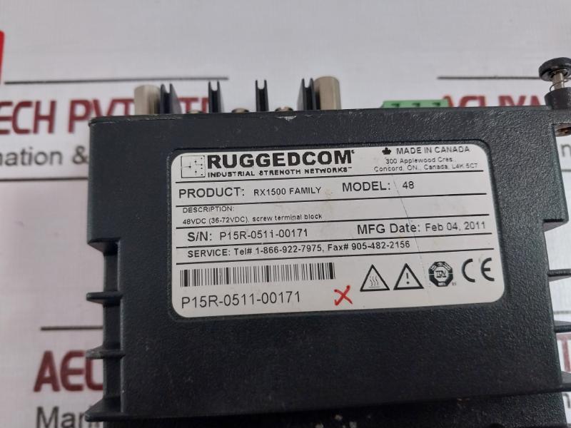 Siemens Ruggedcom Rx1500 Power Supply 48vdc (36-72vdc) Screw Terminal Block