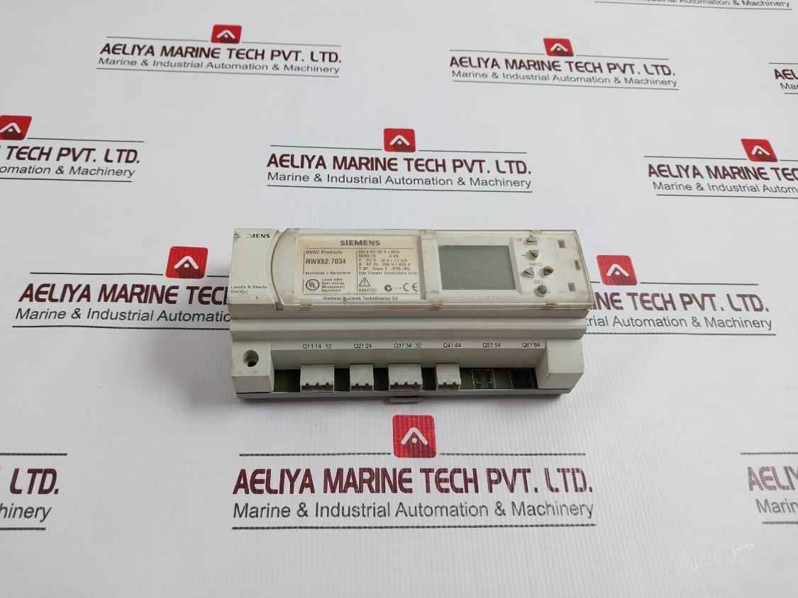 Siemens Rwx62.7034 Building Controller Module 50/60hz Ac 24v (not Working)