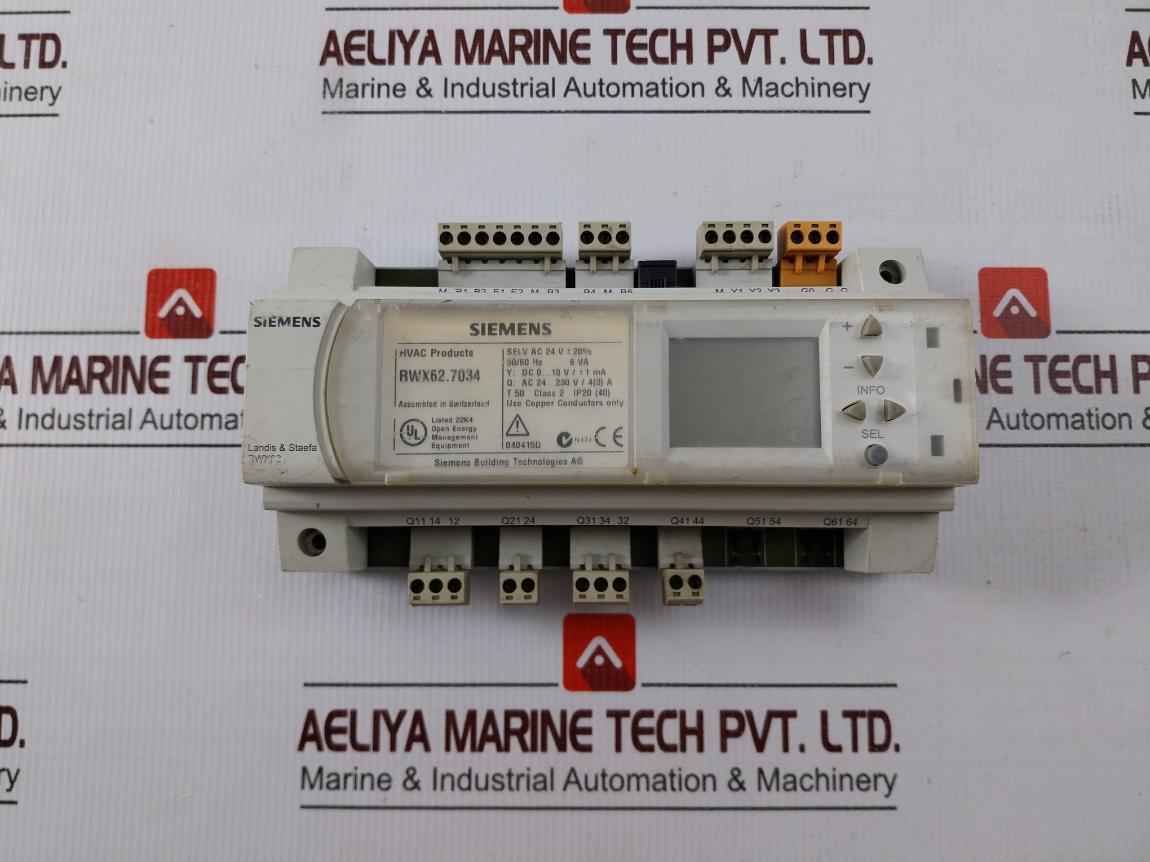 Siemens Rwx62.7034 Universal Controller Module Ac 24-230v/4a 50/60hz