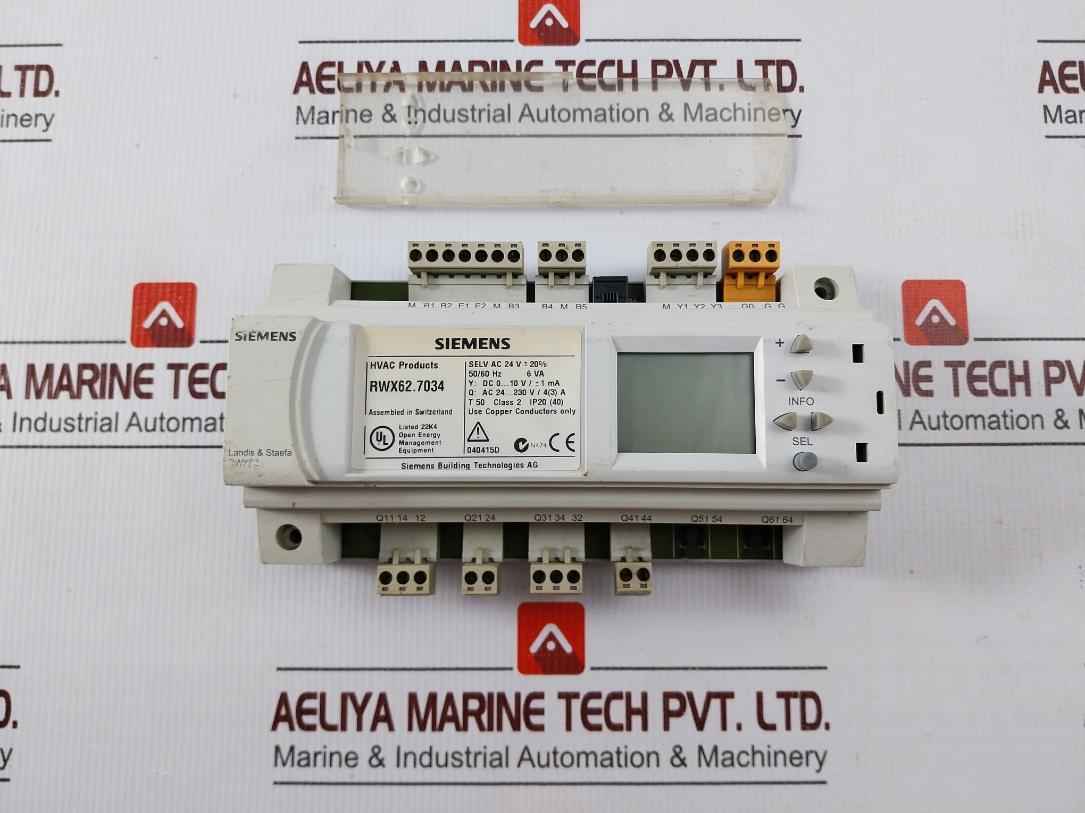 Siemens Rwx62.7034 Universal Controller Module Ac 24-230v/4a 50/60hz