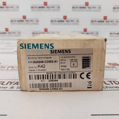 Siemens S24246-c3552-a1 Local Door Control K42, 12-24Vdc/Dc