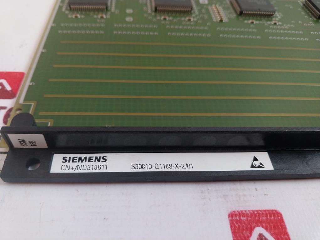 Siemens S30810-q1189-x-2/01 Printed Circuit Board Card Ssm 16B Module