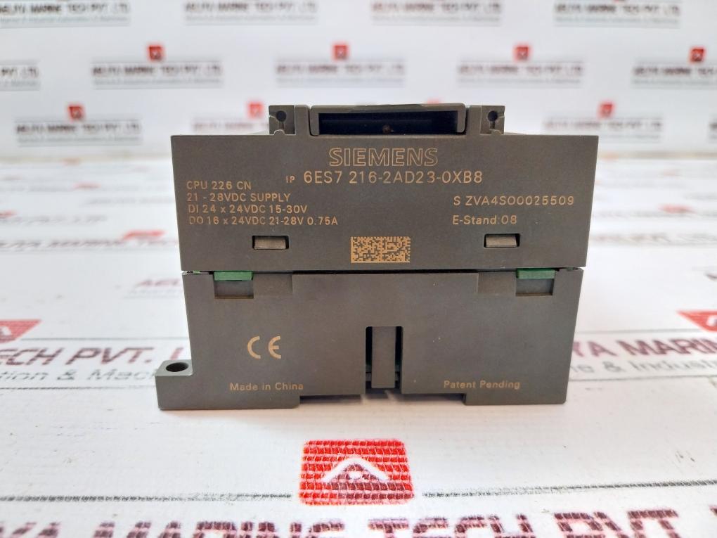 Siemens S7-200 Cn, Cpu 226 Cn 1P 6Es7 216-2Ad23-0Xb8 Plc Module 21-28 Vdc