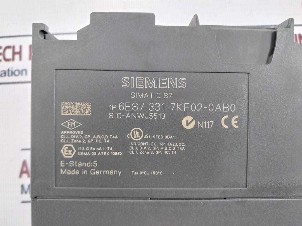 Siemens S7-300 1P 6Es7 315-2Eh14-0Ab0/331-7Kf02-0Ab0/332-5Hf00-0Ab0 Module