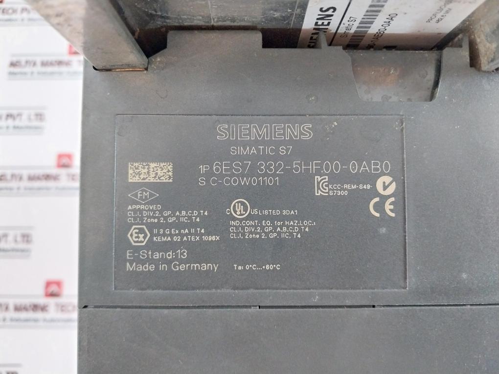 Siemens S7-300 1P 6Es7 315-2Eh14-0Ab0/331-7Kf02-0Ab0/332-5Hf00-0Ab0 Module