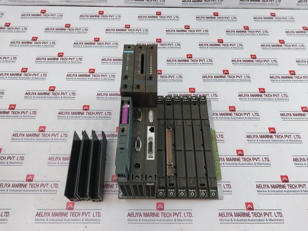 Siemens S7-400 6Es7400-1Ja01-0Aa0 Plc Module With Rack