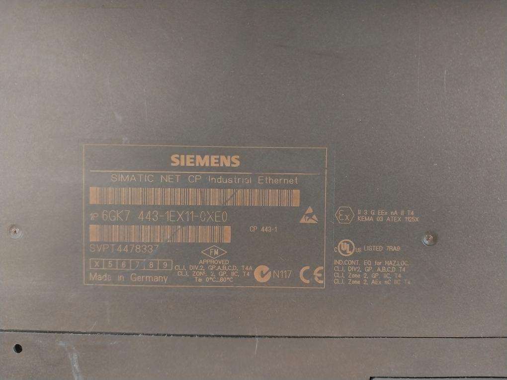 Siemens S7-400 6Es7400-1Ja01-0Aa0 Plc Module With Rack