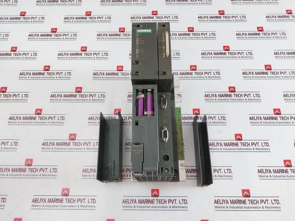 Siemens S7-400 6Es7 414-2Xg04-0Ab0 Cpu Module 405-0Ka02-0Aa0