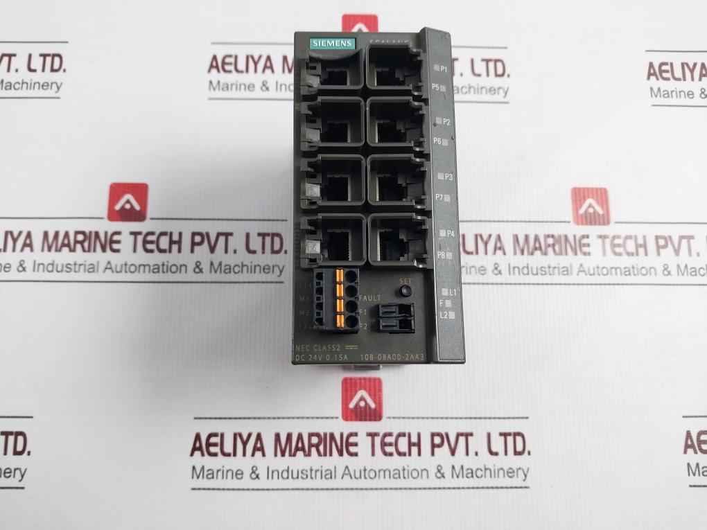 Siemens Scalance X108 Unmanaged Ethernet Switch Dc 24V 0.15A