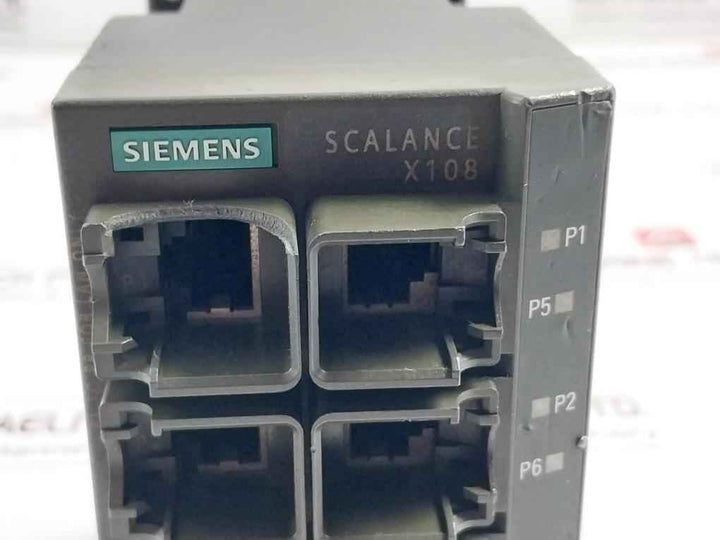 Siemens Scalance X108 Unmanaged Ethernet Switch Dc 24V 0.15A