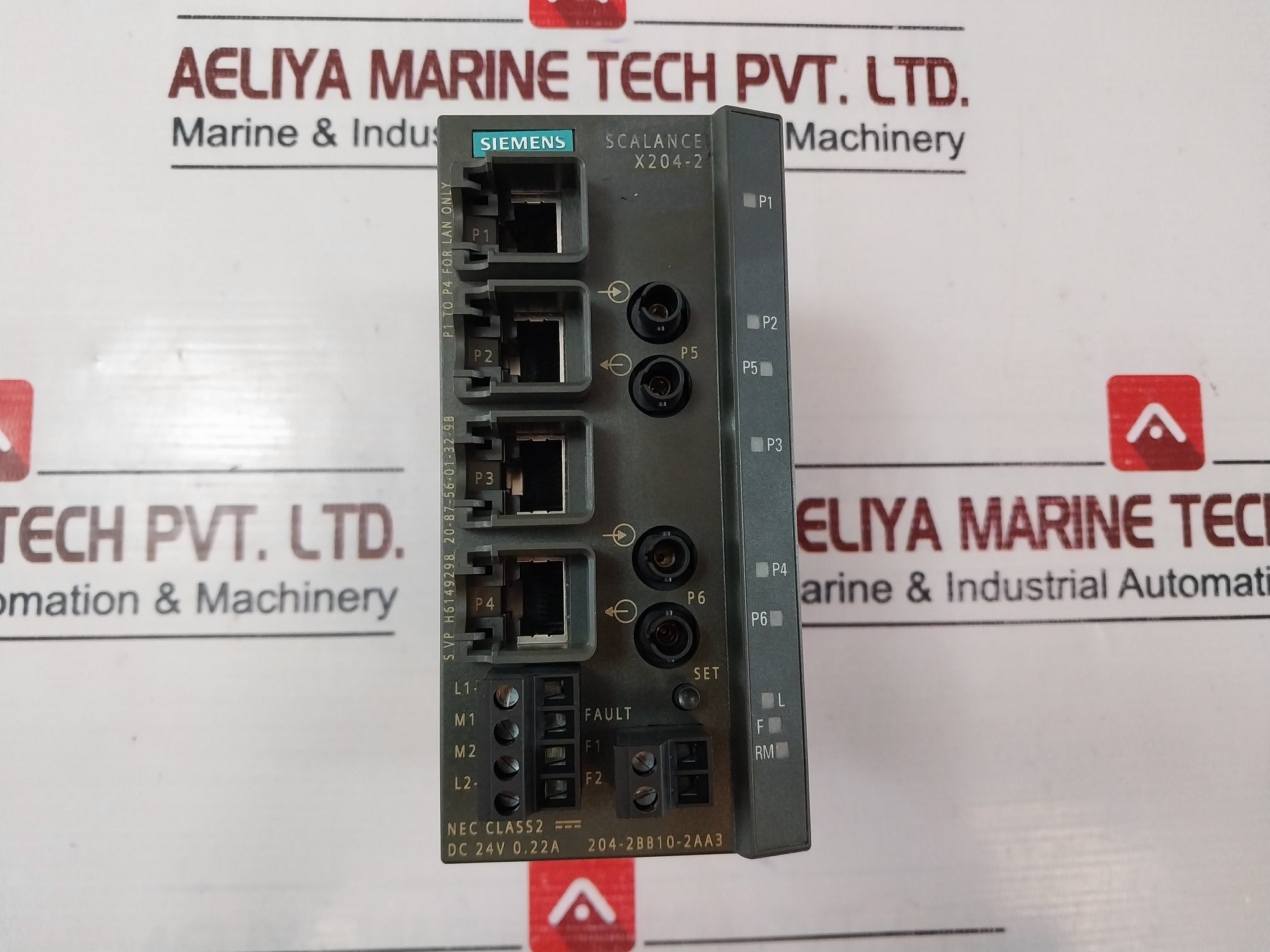 Siemens 6Gk5204-2Bb10-2Aa3 Industrial Ethernet Switch Scalance X204-2