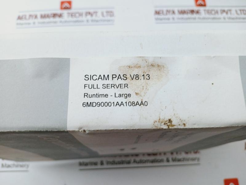 Siemens Sicam Pas/pqs Power Automation/quality System License Card Cd V8.13