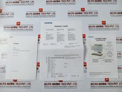 Siemens Sicam Pas/pqs Power Automation/quality System License Card Cd V8.13