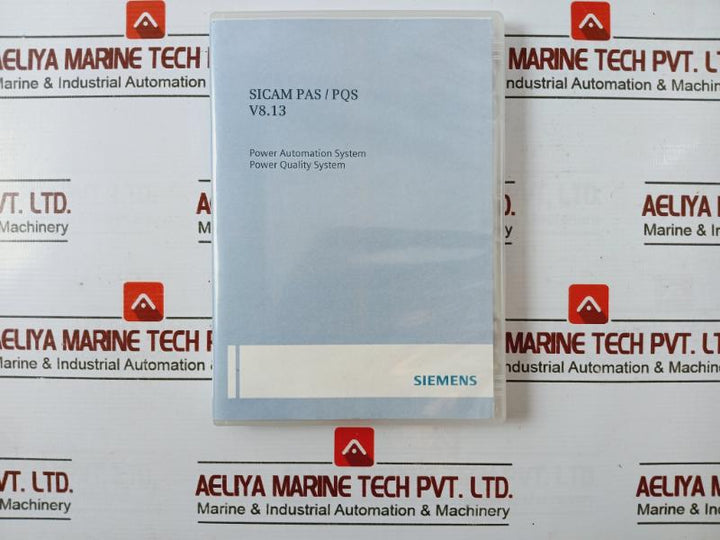 Siemens Sicam Pas/pqs Power Automation/quality System License Card Cd V8.13